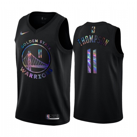 Maillot Homme Golden State Warriors Klay Thompson 11 Iridescent HWC Collection Swingman